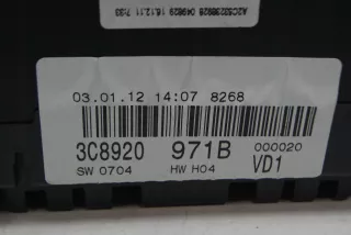 3C8920971B Щиток приборов (приборная панель) Volkswagen Passat CC Арт AL13160175461_2, вид 5