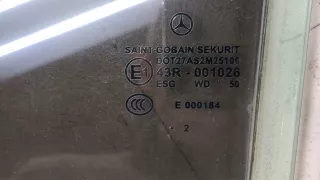2187350110 Стекло двери задней левой Mercedes CLS C218 Арт 20067847, вид 2