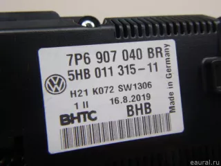 7P6907040BR VAG Блок управления климатической установкой Volkswagen Touareg 2 Арт E48451720, вид 4