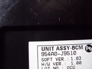 954A0-J9510 Блок управления BCM Hyundai Kona Арт AL13278998066, вид 4