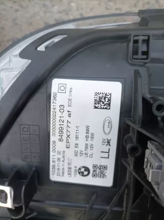 8499122-01 Фара передняя (комплект) BMW 5 G30/G31 Арт AL13324385083, вид 8