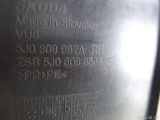 5J0809962A VAG Защита арок передняя правая (подкрылок) Skoda Roomster 1 restailing Арт E48488601, вид 5