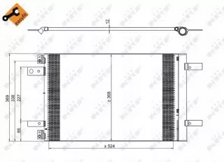 350323 Радиатор кондиционера  Opel Combo C Арт AL13395549948, вид 6