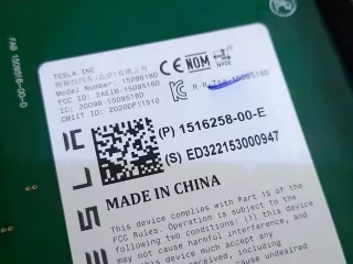151625800E Обшивка стойки (накладка) Tesla model 3 Арт AL13426716185, вид 2