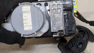 7P0857705A Ремень безопасности передний правый Volkswagen Touareg 2 Арт 9234669, вид 2