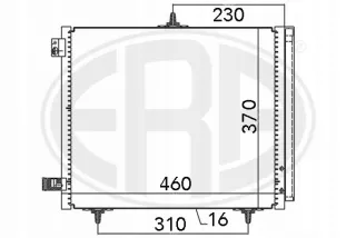 667009 Радиатор кондиционера  Citroen C4 2 Арт AL13550708409_5, вид 2