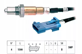 1.998.301 Лямбда-зонд Lancia Zeta Арт AL15202880828, вид 2