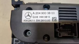 A2049003803 Блок управления печки / климат-контроля Mercedes C W204 Арт 20101482, вид 3