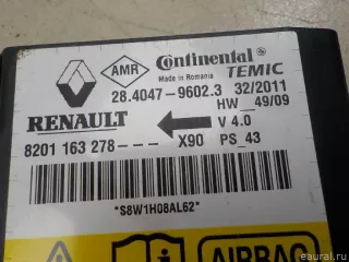 8201163278 Renault Блок управления AIR BAG Renault Logan 1 Арт E48551244, вид 4