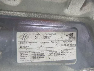 6Q3837462F VAG Стеклоподъемник механ. передний правый Volkswagen Polo 4 Арт E48538252, вид 2