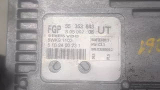 55353843,5WK91103 Блок управления двигателем Opel Zafira B Арт 9252954, вид 2