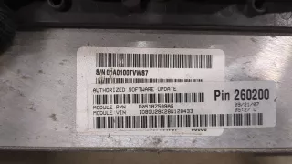 01A0100TVW87,P05187509AG Блок управления двигателем Dodge Nitro Арт 9289704, вид 2