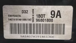 96801800 Блок управления двигателем Chevrolet Matiz 2 Арт 9462238, вид 4