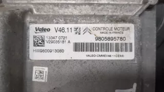 9805895780 Блок управления двигателем Peugeot 208 Арт 20160519, вид 2