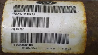 LX6Z4R602AB Карданный вал Ford Escape 4 Арт 20168370, вид 5