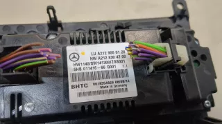 A2129000128 Блок управления печки / климат-контроля Mercedes E W212 Арт 20177079, вид 4