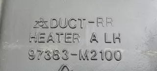 97364-M2000,97380-M2000,97383-M2100,97384-M2100,97385-M2100,97386-M2100,97387-M2100,97388-M2100 Воздуховод отопителя (печки) Hyundai Santamo 2.0л i Арт 2097909, вид 4