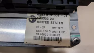 65839191569,919156901,70833223,BA406091000 Магнитола (аудио система) BMW X5 E70 Арт 9335659, вид 2