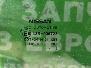  Стекло двери задней правой Nissan Qashqai+2 Арт 2000000045206, вид 2