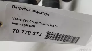31686003 Volvo Патрубок радиатора Volvo v90 Cross Country 2 Арт E70779373, вид 13