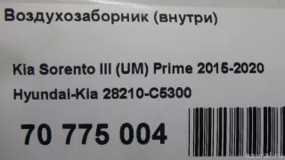 28210C5300 Hyundai-Kia Воздухозаборник (внутри) Kia Sorento 3 restailing Арт E70775004, вид 7
