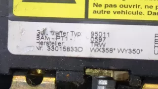 33015833D,950110597 Ремень безопасности передний правый Fiat Doblo 1 Арт 9125445, вид 2