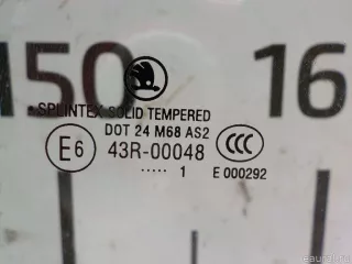 1Z9845205A VAG Стекло двери задней левой Skoda Octavia A8 Арт E41210115, вид 2