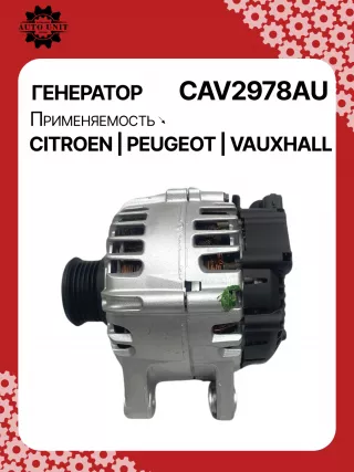 10532951,8400306,209223,95524680,95526495,ALV2978DD,ALV2978KL,ALV2978UX,LRA03728,ALV2978RB,ALV2978WA,1612380080,1619607980,9670899580,9809391880,9810971880,9810971980,9818677980,9826574080,1608064580,9670899580,2610711,2625767,2625767A,439758,439928,440350,440814,443015,443017,FG12T145,NRG12S010,NRG12S017,TG12C106,TG12C228,TG12C261,301N21863Z Генератор Citroen C4 Cactus Арт CAV2978RG-27, вид 5