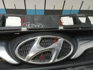 863511R000 Hyundai-Kia Решетка радиатора Hyundai Solaris 1 Арт E90447589, вид 2