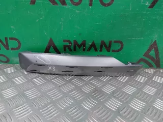 51117439132, 7439132 Накладка решетки бампера BMW X3 G01 Арт 236824RM, вид 1