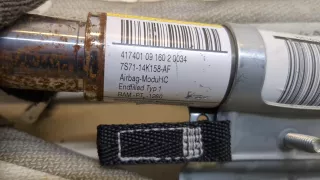 7S7114K158AF Подушка безопасности боковая (шторка) левая Ford Mondeo 4 Арт 20221650, вид 2