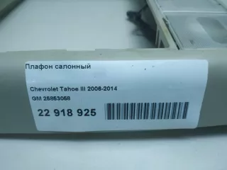 25853058 GM Плафон салонный Cadillac Escalade 3 Арт E22918925, вид 17