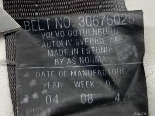 30675025 Volvo Ремень безопасности с пиропатроном Volvo XC90 1 Арт E31426934, вид 11