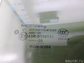 68282713AB Chrysler Стекло двери задней левой Jeep Wrangler JK restailing Арт E103050864, вид 3