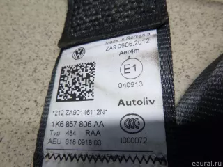 1K6857806AARAA VAG Ремень безопасности Volkswagen Golf 5 Арт E12871042, вид 3