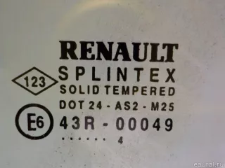 8200120589 Renault Стекло двери передней левой Renault Scenic 2 Арт E41201434, вид 3