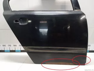 124358 GM Дверь задняя правая Opel Astra H Арт E90454454, вид 2