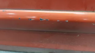 MN301824 Дверь передняя левая оранжевая Mitsubishi Colt 6 restailing Арт 9042972, вид 5