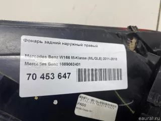 1669063401 Mercedes Benz Фонарь задний наружный правый Mercedes ML/GLE W166 Арт E70453647, вид 11