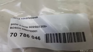 0250703001 BOSCH Свеча накала BMW 4 G22/G23 Арт E70786046, вид 6