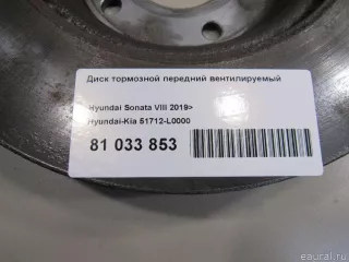 51712L0000 Hyundai-Kia Диск тормозной передний вентилируемый Kia K5 3 Арт E81078406, вид 5