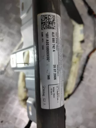 4L0880742A Подушка безопасности боковая (шторка) правая Audi Q7 4L Арт 50977, вид 2