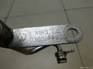 03C121497D VAG Трубка охлаждающей жидкости металлическая Skoda Superb 2 Арт E12711845, вид 3