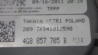4G8857705BV04 Ремень безопасности с пиропатроном Audi A7 1 (S7,RS7) Арт AM70797750, вид 14