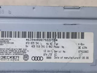 4F0035541L Блок радио Audi A6 C6 (S6,RS6) Арт 20325628, вид 2