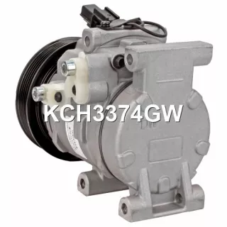 977014L000,P300133160,8FK351272111,977014L000,KCH3374BZ,KCH3374GW,KCH3374LN,KCH3374YU,KCH3374ZR,KCH3374ZS,KCH9374YU,KCH3374WA,89533,813374,501N10102Z Компрессор кондиционера Kia Rio 3 Арт А2222708792-22, вид 2