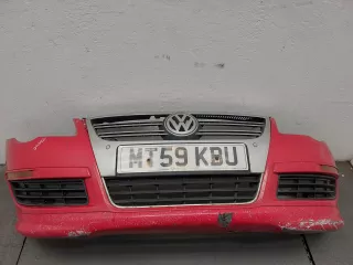 3C0807217R Бампер передний красный Volkswagen Passat B6 Арт 20328231, вид 1