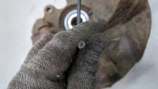 1674670,8V413K170AD,1501639,8V411104AB Ступица передняя правая Ford Kuga 1 Арт 20330903, вид 3