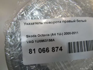 1U0953156A VAG Указатель поворота правый белый Skoda Octavia A8 Арт E81066874, вид 8