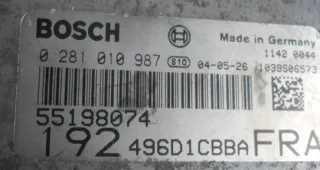 0281010987,55198074 Блок управления двигателем Fiat Stilo Арт AL7897385970, вид 2